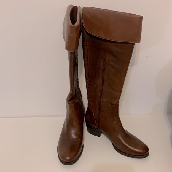 Vince Camuto Brenda Leather Tall Riding Boots, Size 8.5 - Picture 7 of 7